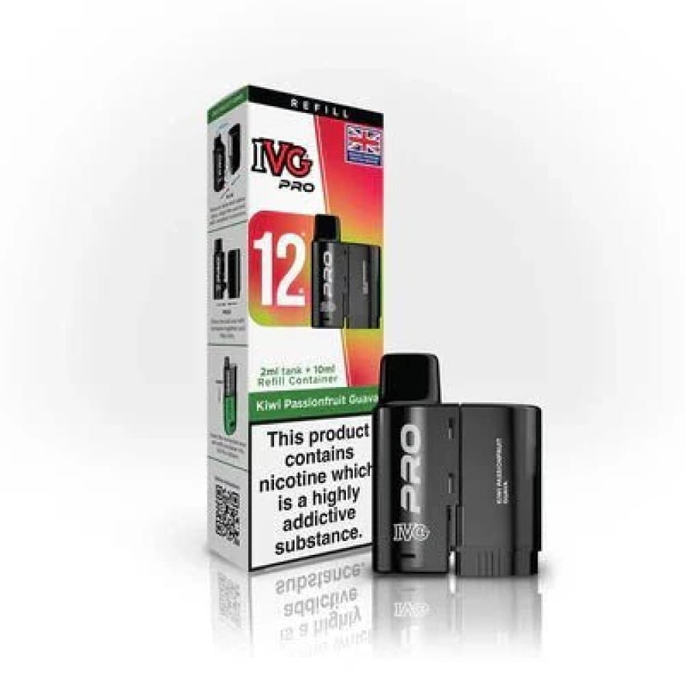 Kiwi Passionfruit Guava IVG 12 Pro Replacement Pods - Pack of 5