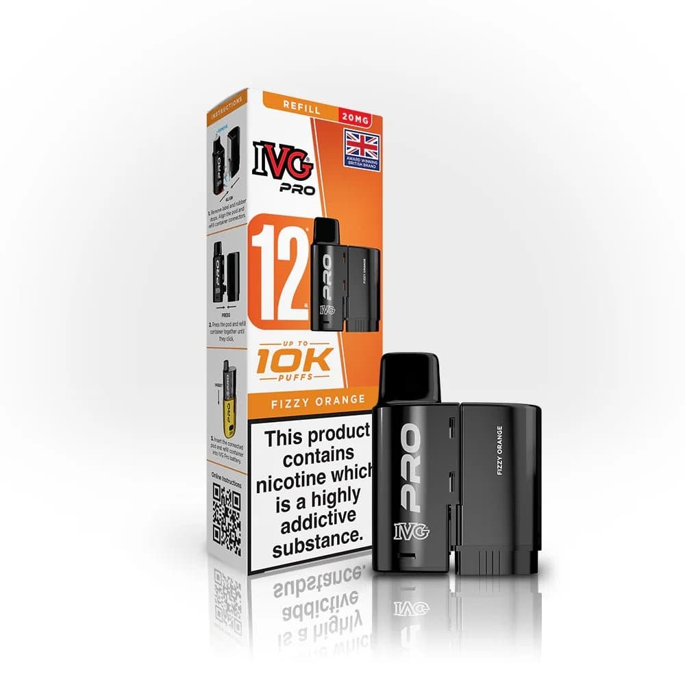 Fizzy Orange IVG 12 Pro Replacement Pods - Pack of 5