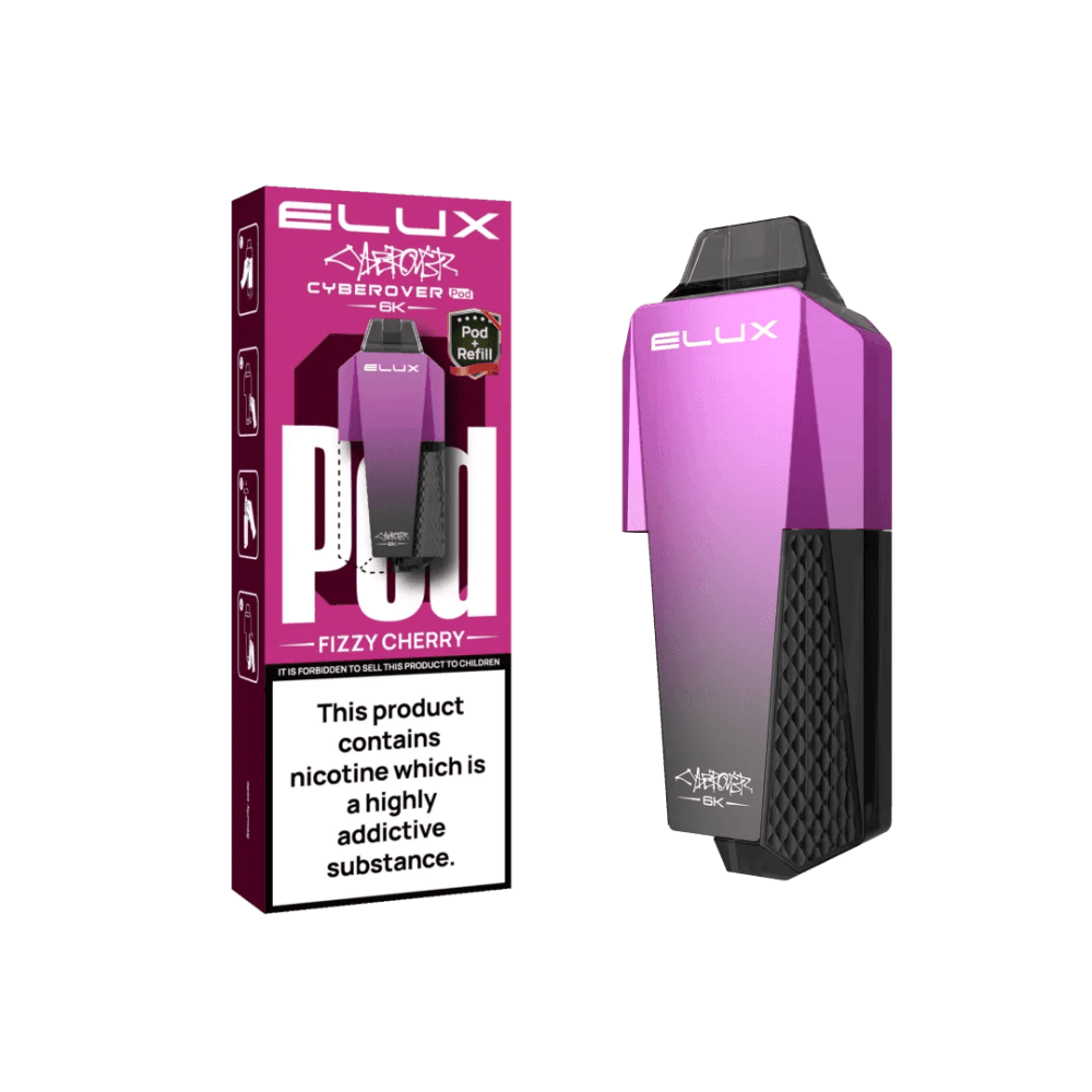 Fizzy Cherry Elux Cyberover 6K Replacement Pods