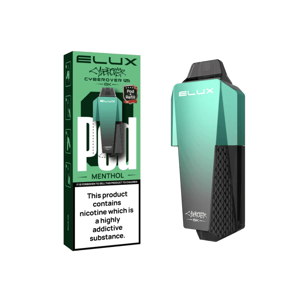 Menthol Elux Cyberover 6K Replacement Pods