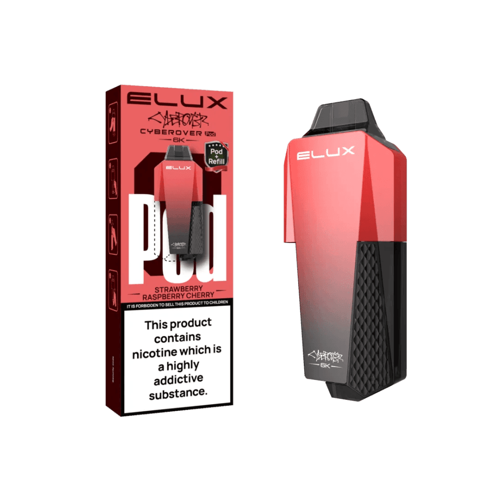 Strawberry Raspberry Cherry Elux Cyberover 6K Replacement Pods