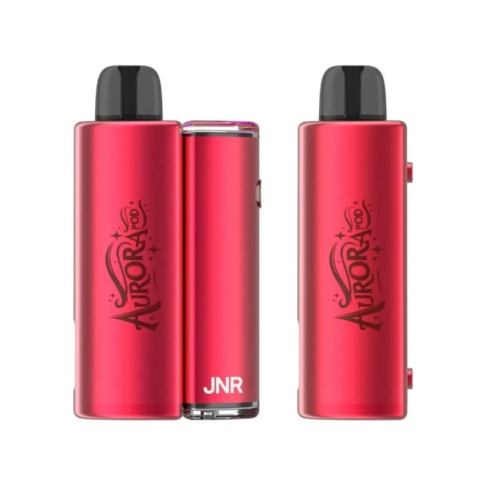 Strawberry Ice / Strawberry Watermelon Ice JNR Aurora 30k Puffs Prefilled Pod Vape Kit Pack of 5