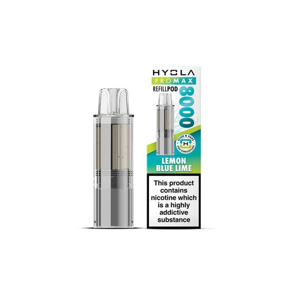 Lemon Blue Lime Hyola Pro Max 8000 Replacement Pods Pack of 5