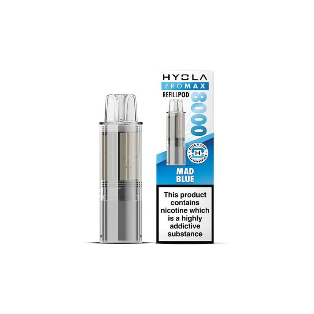 Mad Blue Hyola Pro Max 8000 Replacement Pods Pack of 5