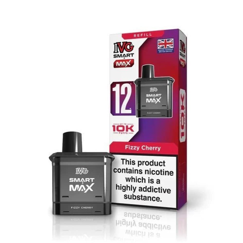 Fizzy Cherry IVG Smart Max 10k Prefilled Refill Pods Pack of 5