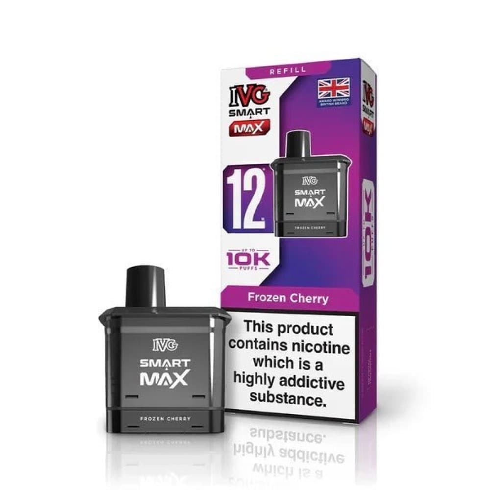 Frozen Cherry IVG Smart Max 10k Prefilled Refill Pods Pack of 5