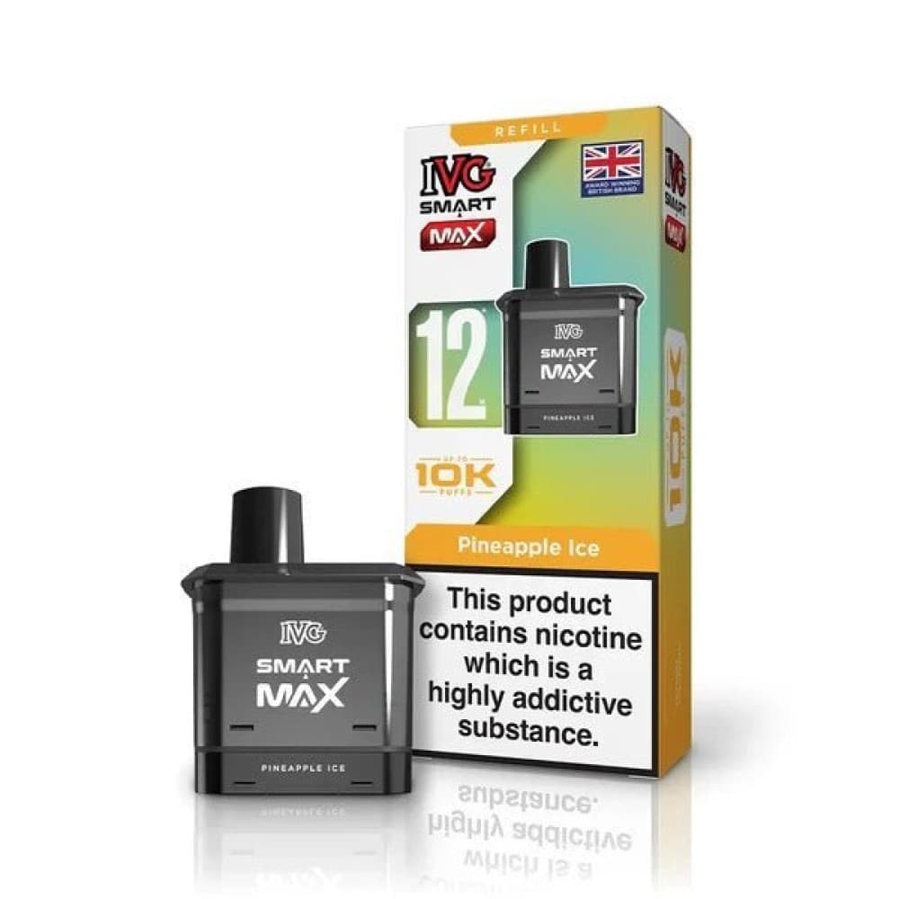 Pineapple Ice IVG Smart Max 10k Prefilled Refill Pods Pack of 5