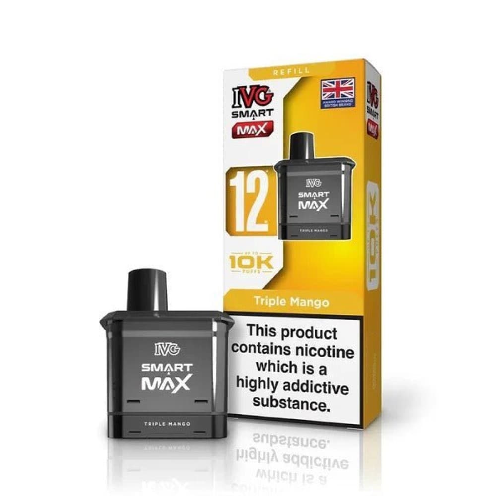 Triple Mango IVG Smart Max 10k Prefilled Refill Pods Pack of 5