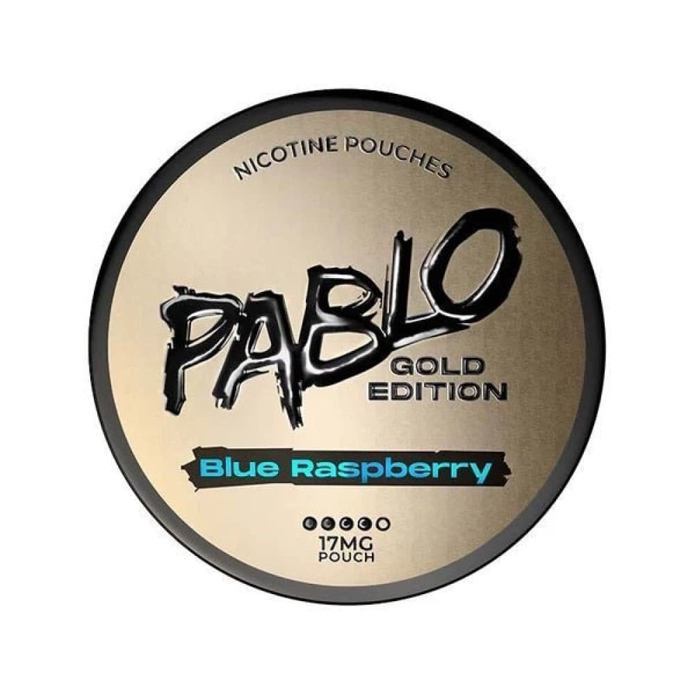 Blue Raspberry / 17mg Pablo Gold Edition Nicotine Pouches Pack of 10