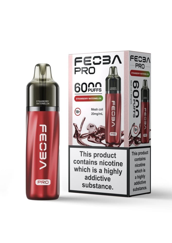 Strawberry Watermelon Feoba Pro 6000+ Prefilled Pod Vape Kit