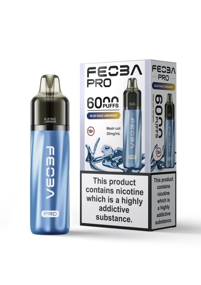 Blue Razz Lemonade Feoba Pro 6000+ Prefilled Pod Vape Kit