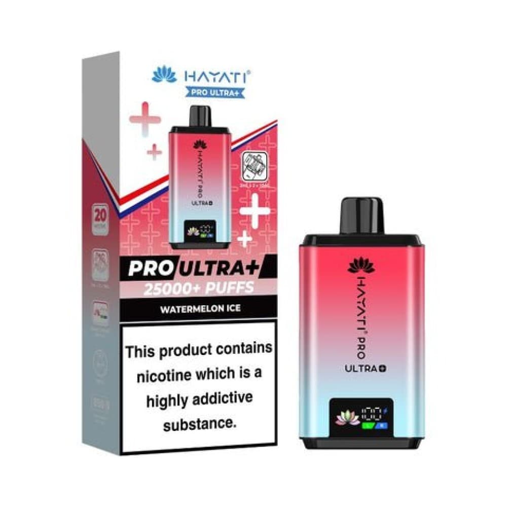 Watermelon Ice Hayati Pro Ultra Plus 25000 Prefilled Pod Vape Kit