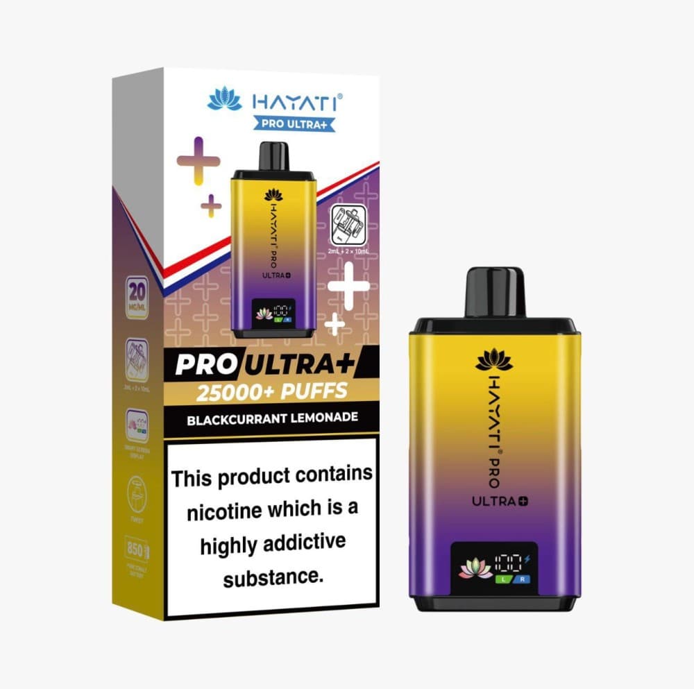 Blackcurrant Lemonade *New* Hayati Pro Ultra Plus 25000 Prefilled Pod Vape Kit