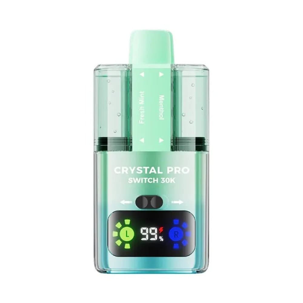 Fresh MInt/Menthol Crystal Pro Switch 30k Prefilled Pod Vape Kit