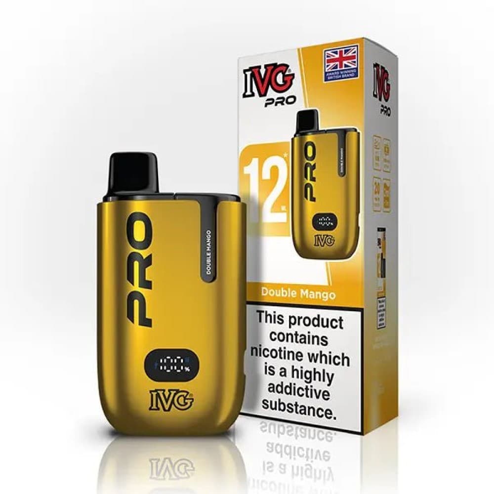 Double Mango IVG Pro 10K Prefilled Pod Vape Kit - Box of 5