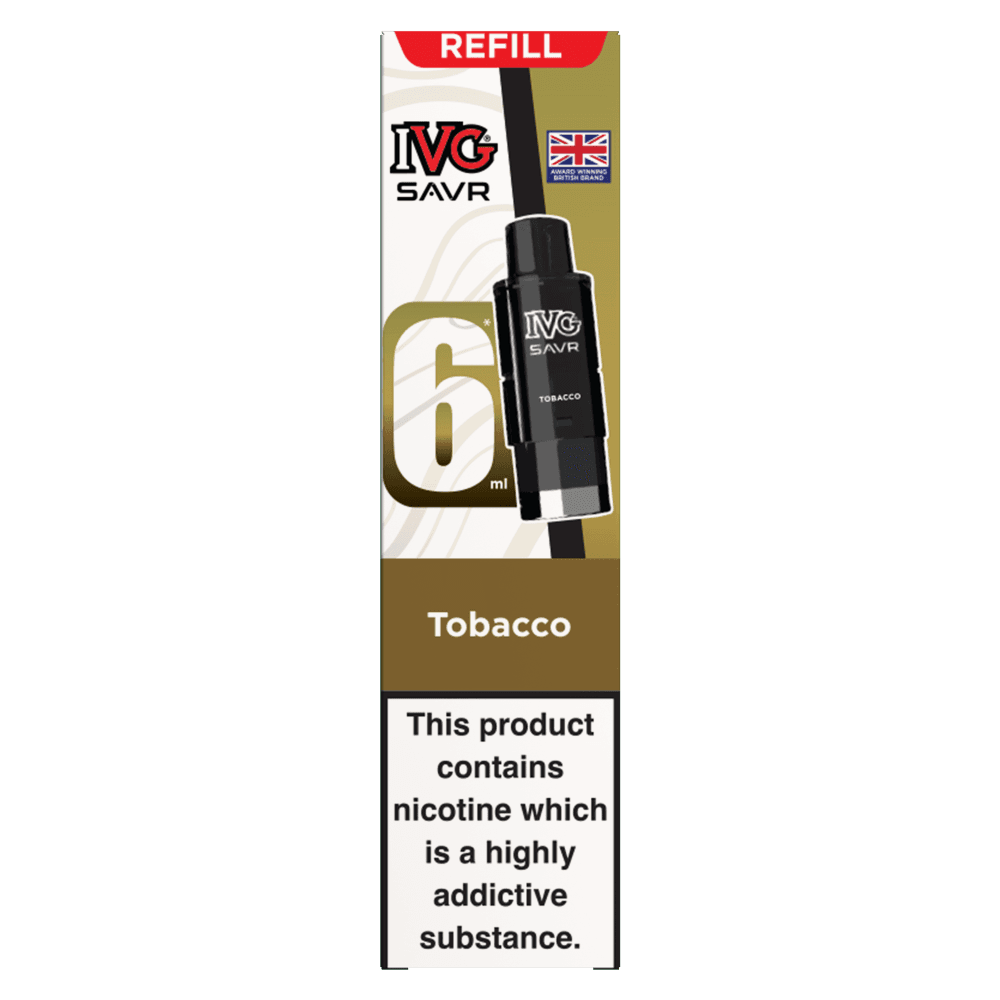 Tobacco IVG SAVR 3000 Replacement Pods Box of 5