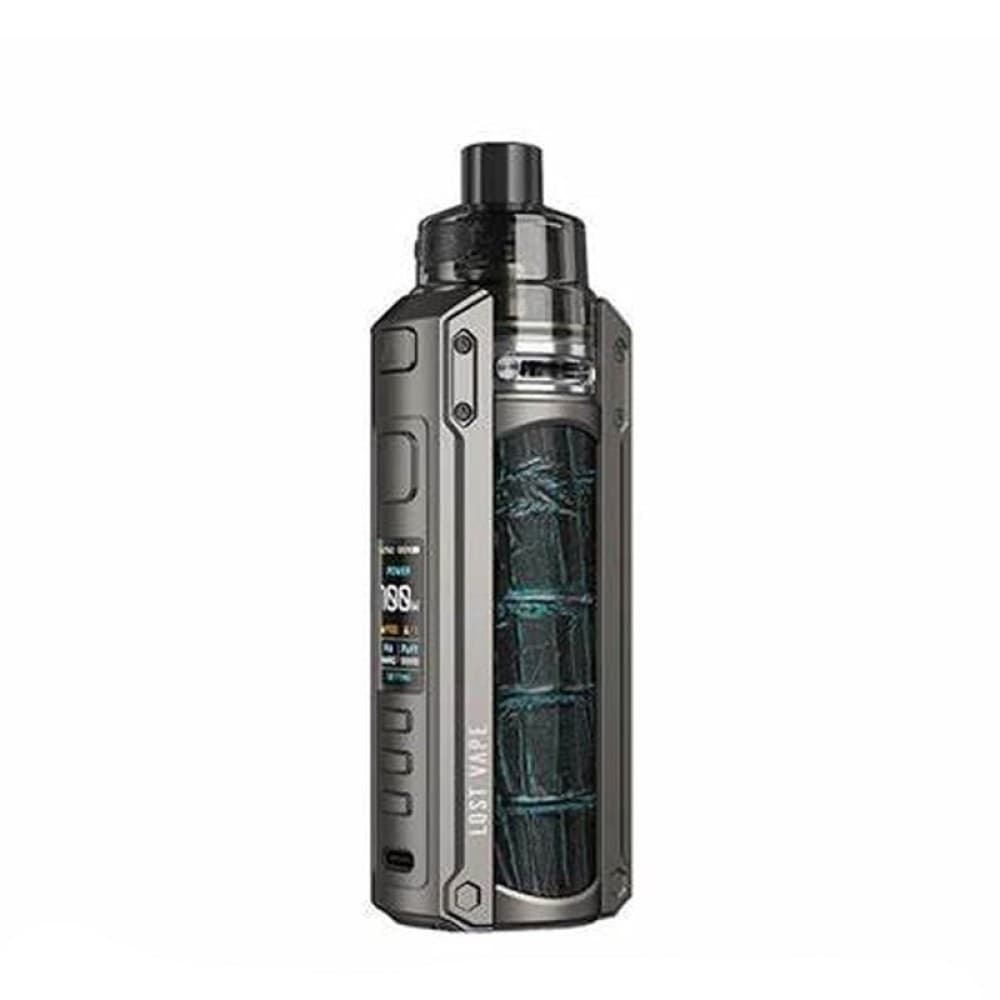 Gunmetal Embossed Leather Lost Vape - Ursa Quest - Pod Kit