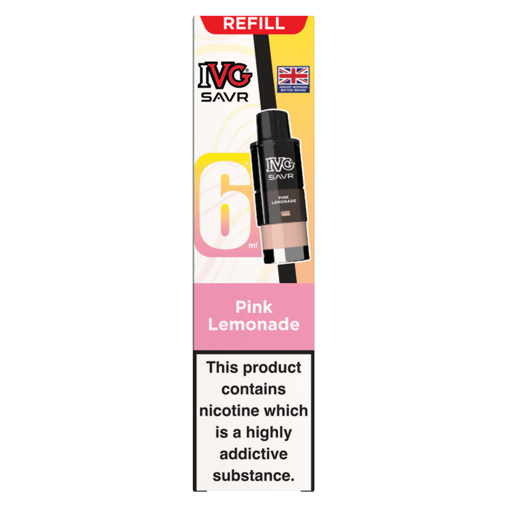 Pink Lemonade IVG SAVR 3000 Replacement Pods Box of 5