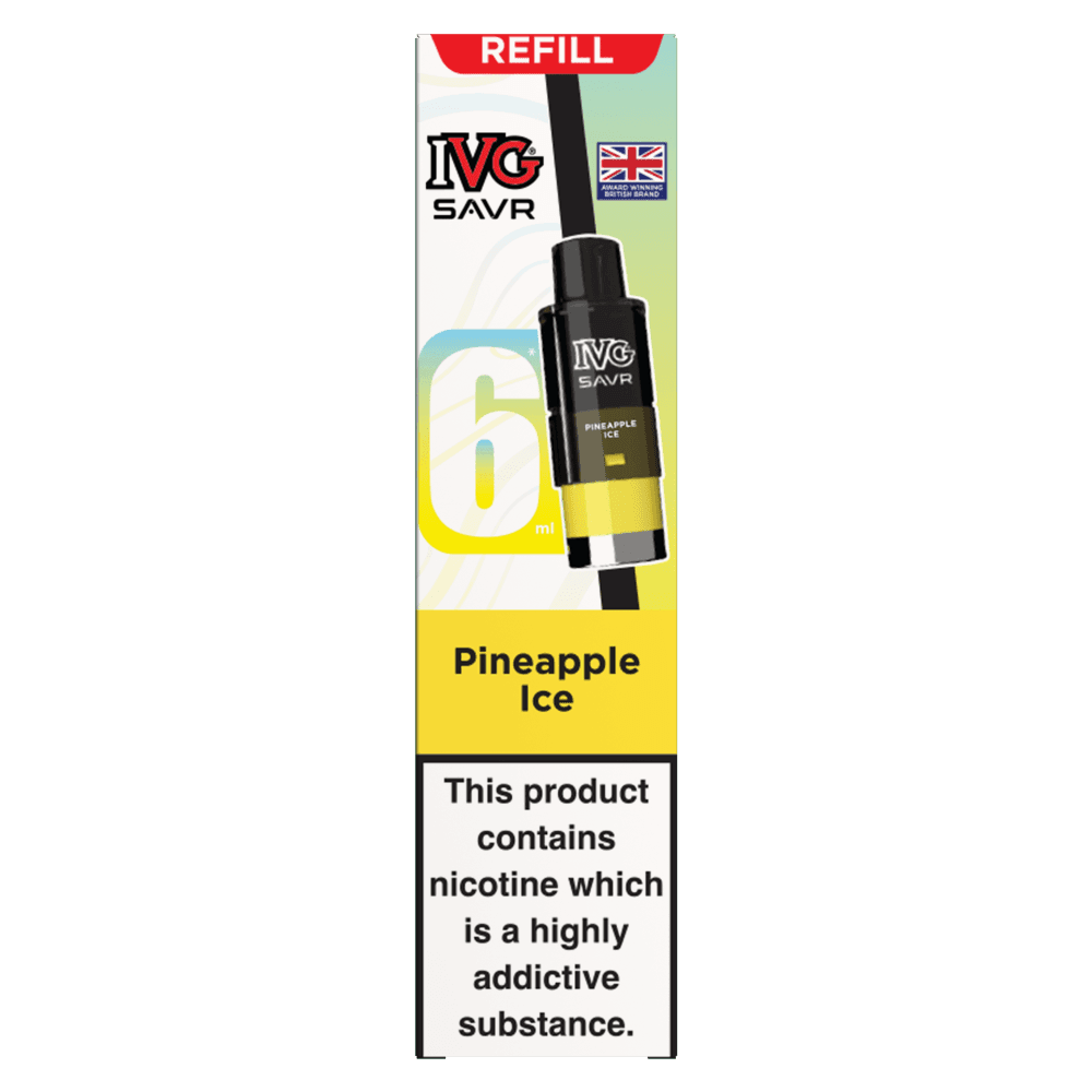 Pineapple Ice IVG SAVR 3000 Replacement Pods Box of 5