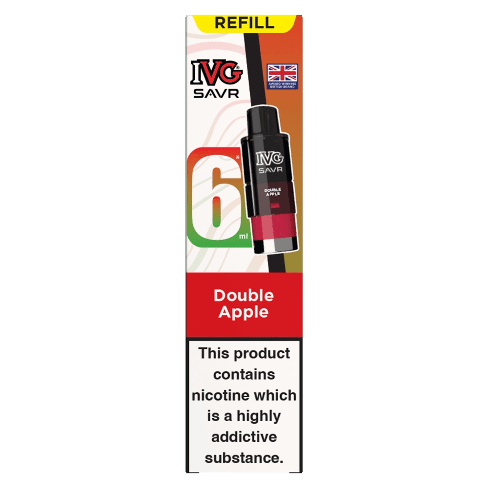 Double Apple IVG SAVR 3000 Replacement Pods Box of 5