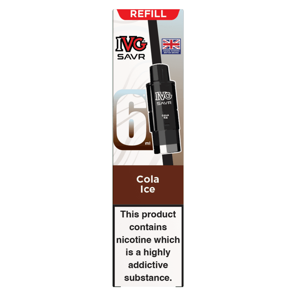 Cola Ice IVG SAVR 3000 Replacement Pods Box of 5