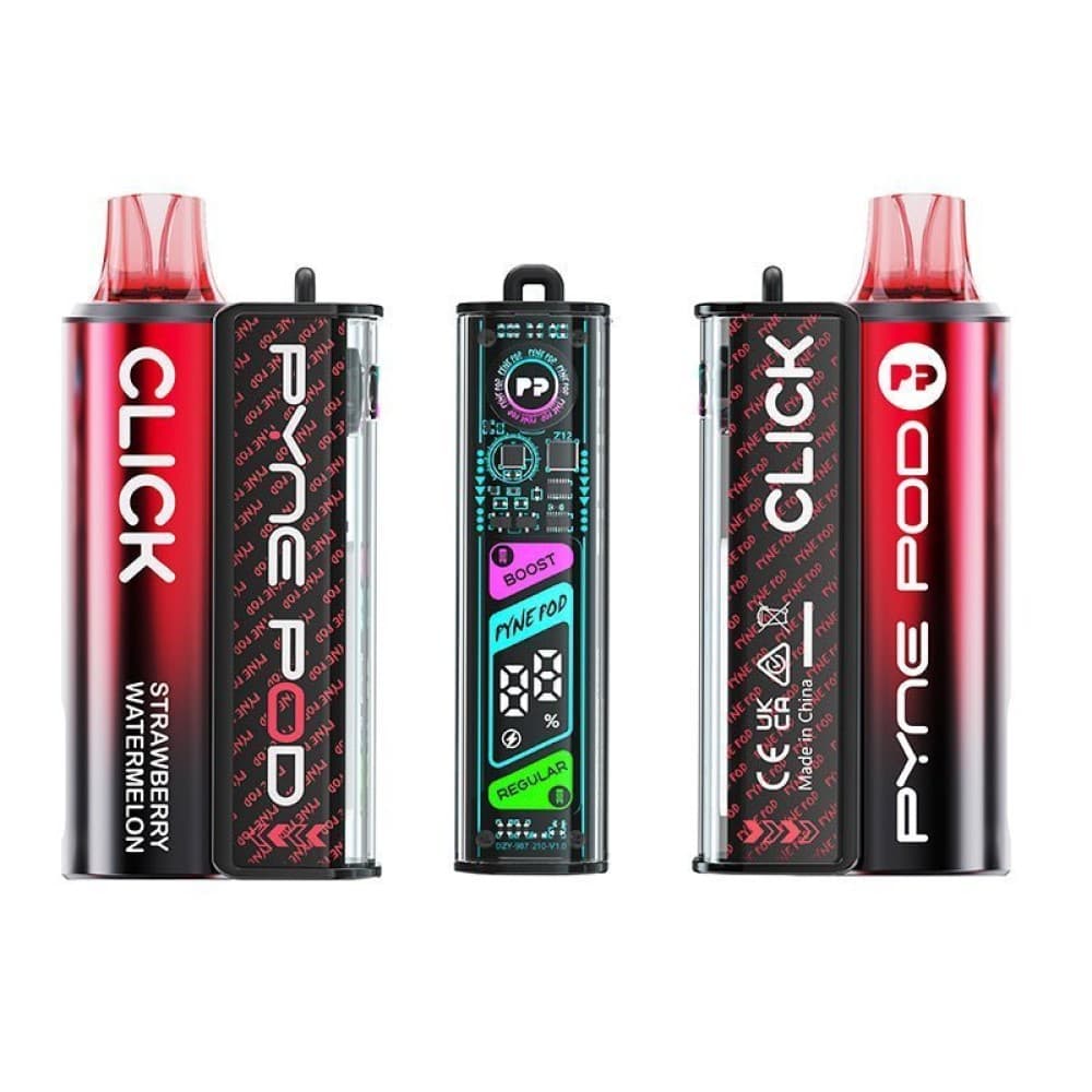 Strawberry Watermelon Pyne Pod Click 10K Prefilled Pod Vape Kit - Box of 5