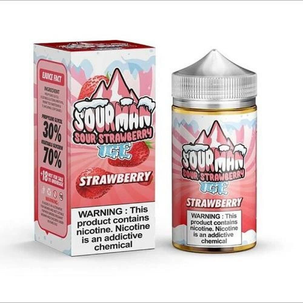 Strawberry Ice Sour Man Ice 200ml Shortfill