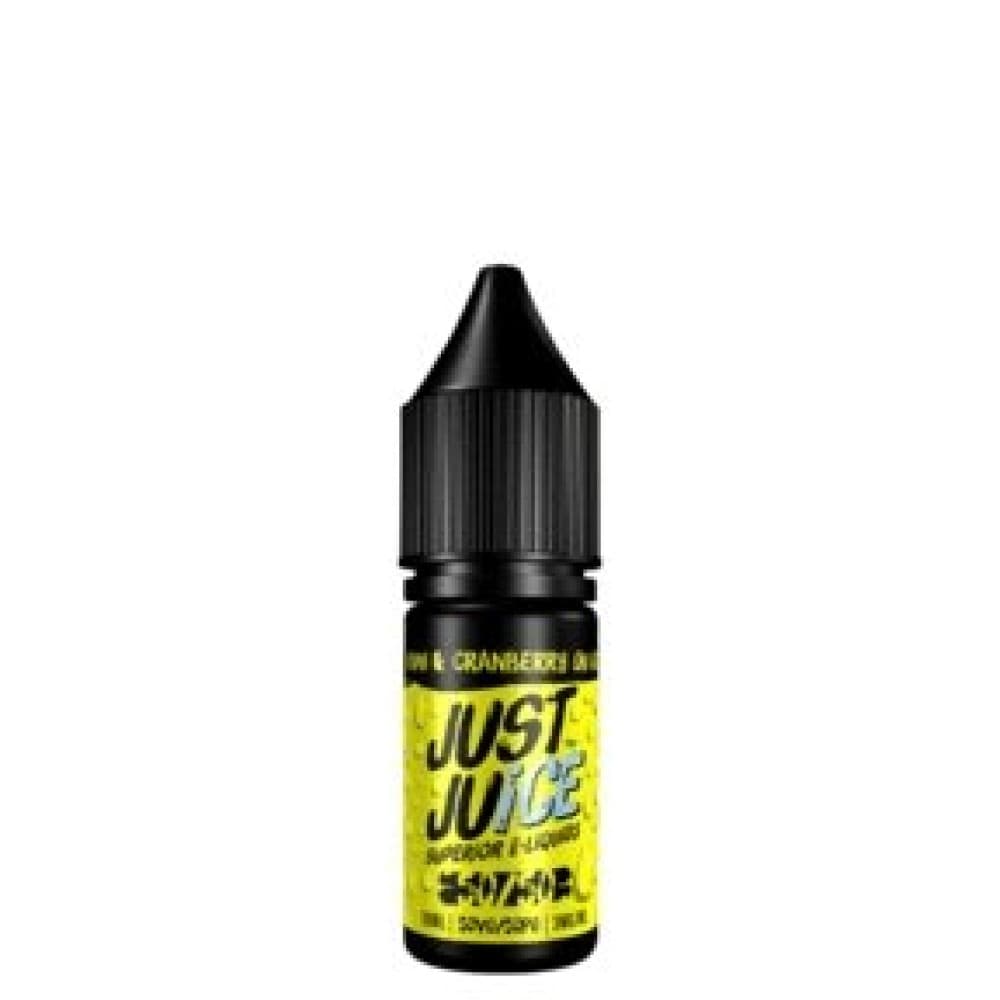 12mg / Kiwi Cranberry On Ice Just Juice 50/50 On Ice 10ml E-liquids - Pack of 10