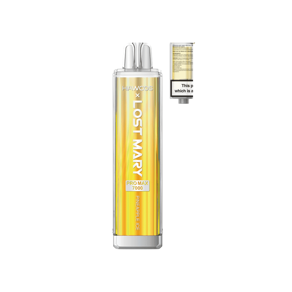 Pineapple Ice Lost Mary x Hawcos Pro Max 7000 Prefilled Pod Vape