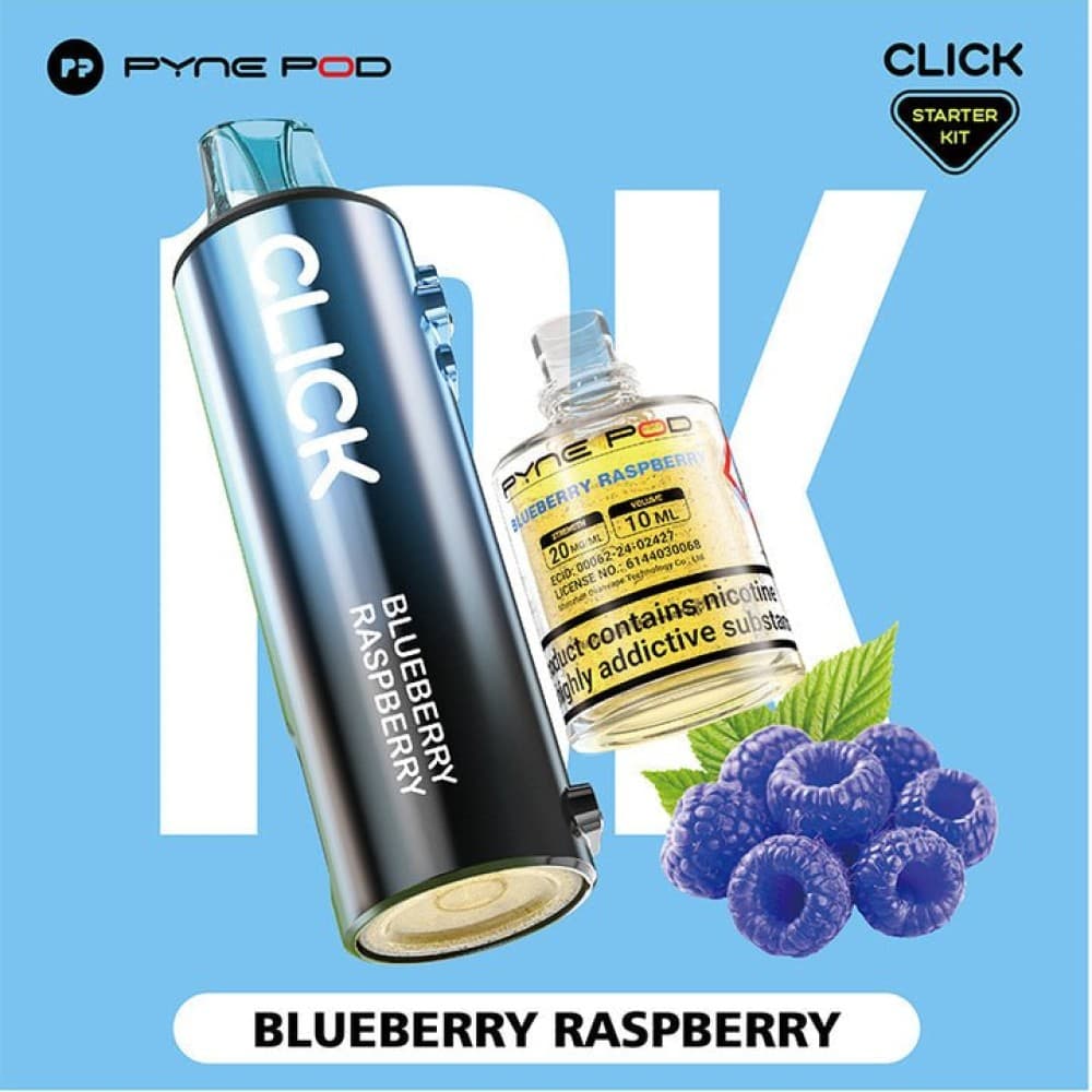 Blueberry Raspberry Lemonade Pyne Pod Click 10k Replacement Pods Box of 5