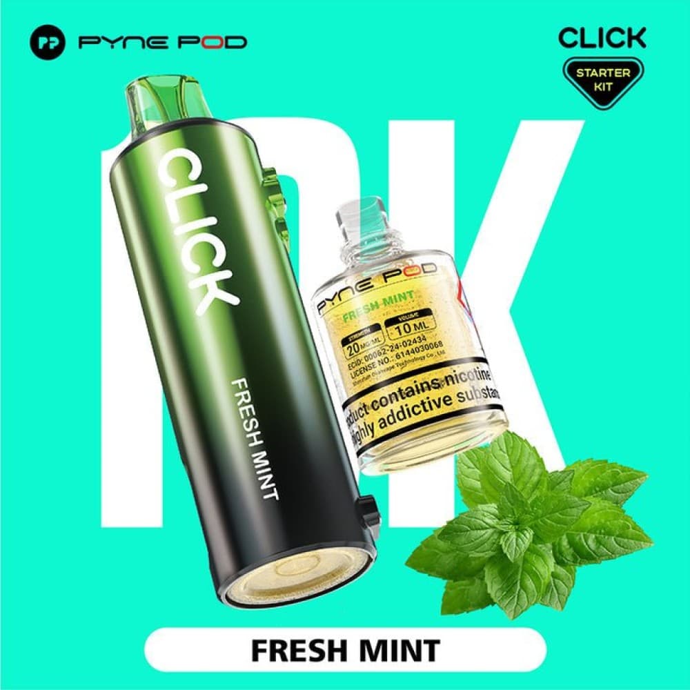 Fresh Mint Pyne Pod Click 10k Replacement Pods Box of 5