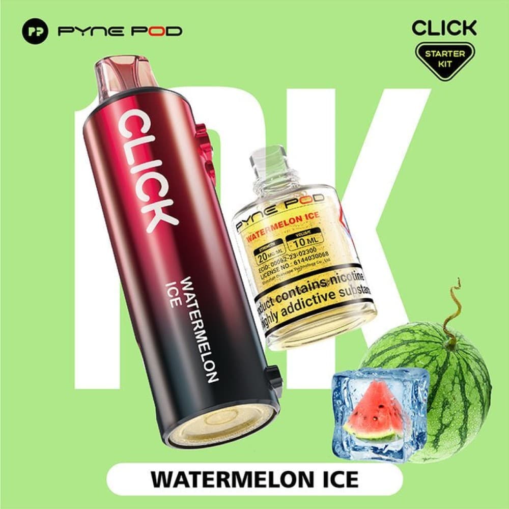 Watermelon Ice Pyne Pod Click 10k Replacement Pods Box of 5