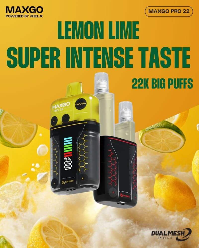 Lemon Lime RELX Maxgo 22k Prefilled Pod Vape