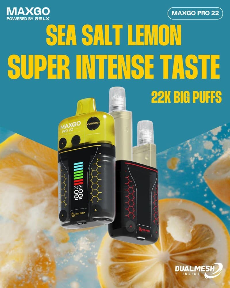 Sea Salt Melon RELX Maxgo 22k Prefilled Pod Vape