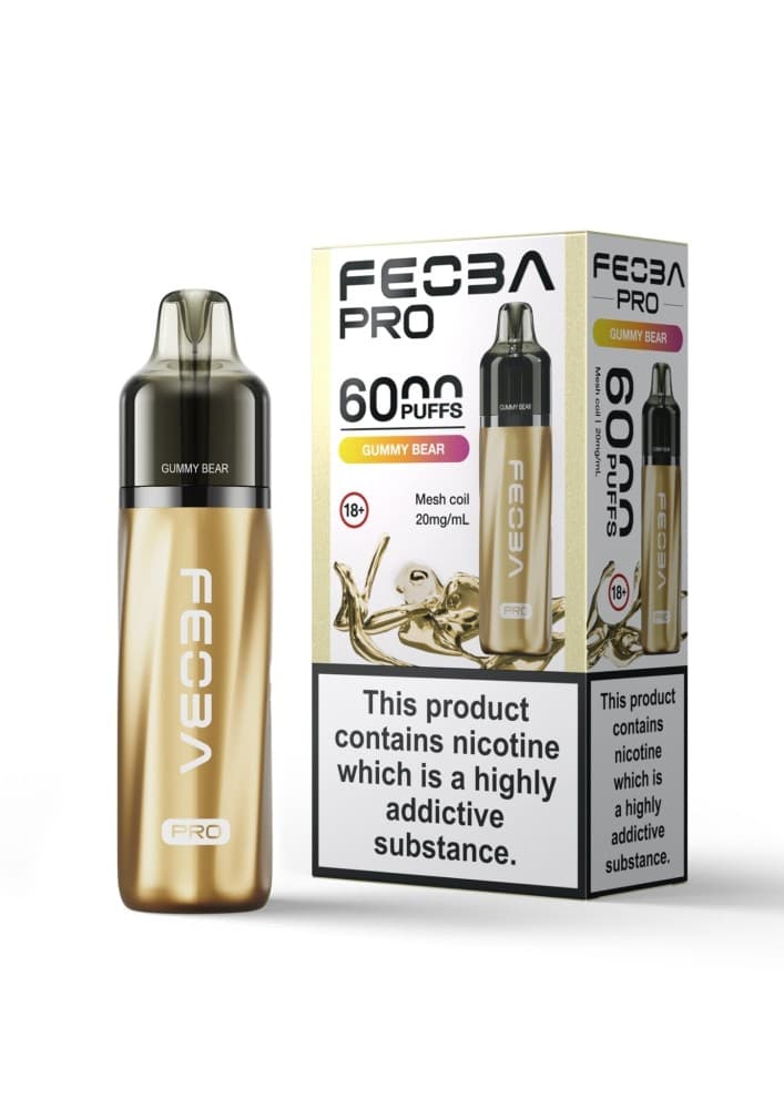 Gummy Bear Feoba Pro 6000+ Prefilled Pod Vape Box of 5