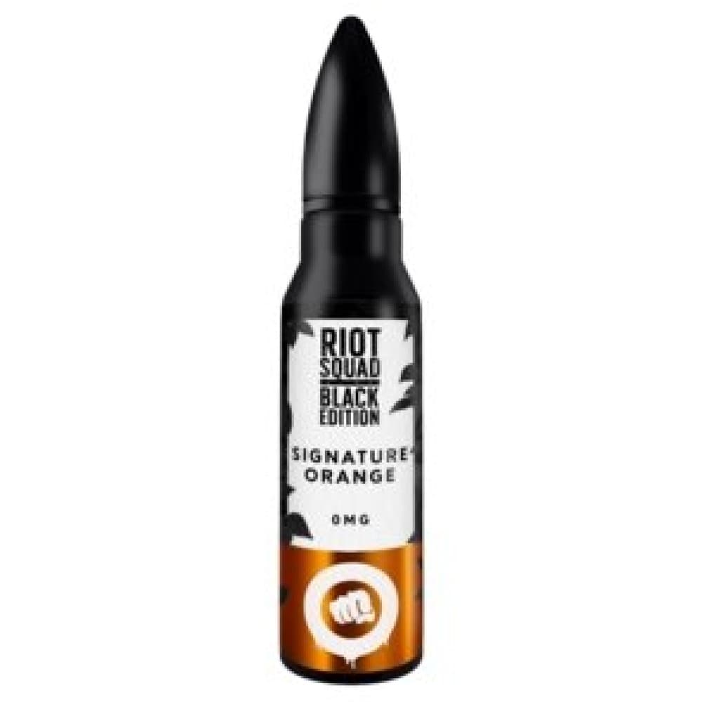 Signature Orange Riot Squad Black Edition Series 50ml Shortfill