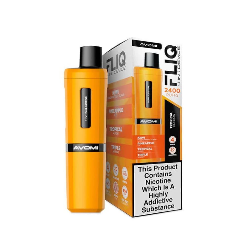Tropical 4 in 1 Edition Avomi FLIQ 4-in-1 Pod Kit | 2400 Puffs