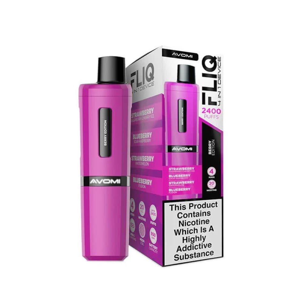 Berry 4 in 1 Edition Avomi FLIQ 4-in-1 Pod Kit | 2400 Puffs