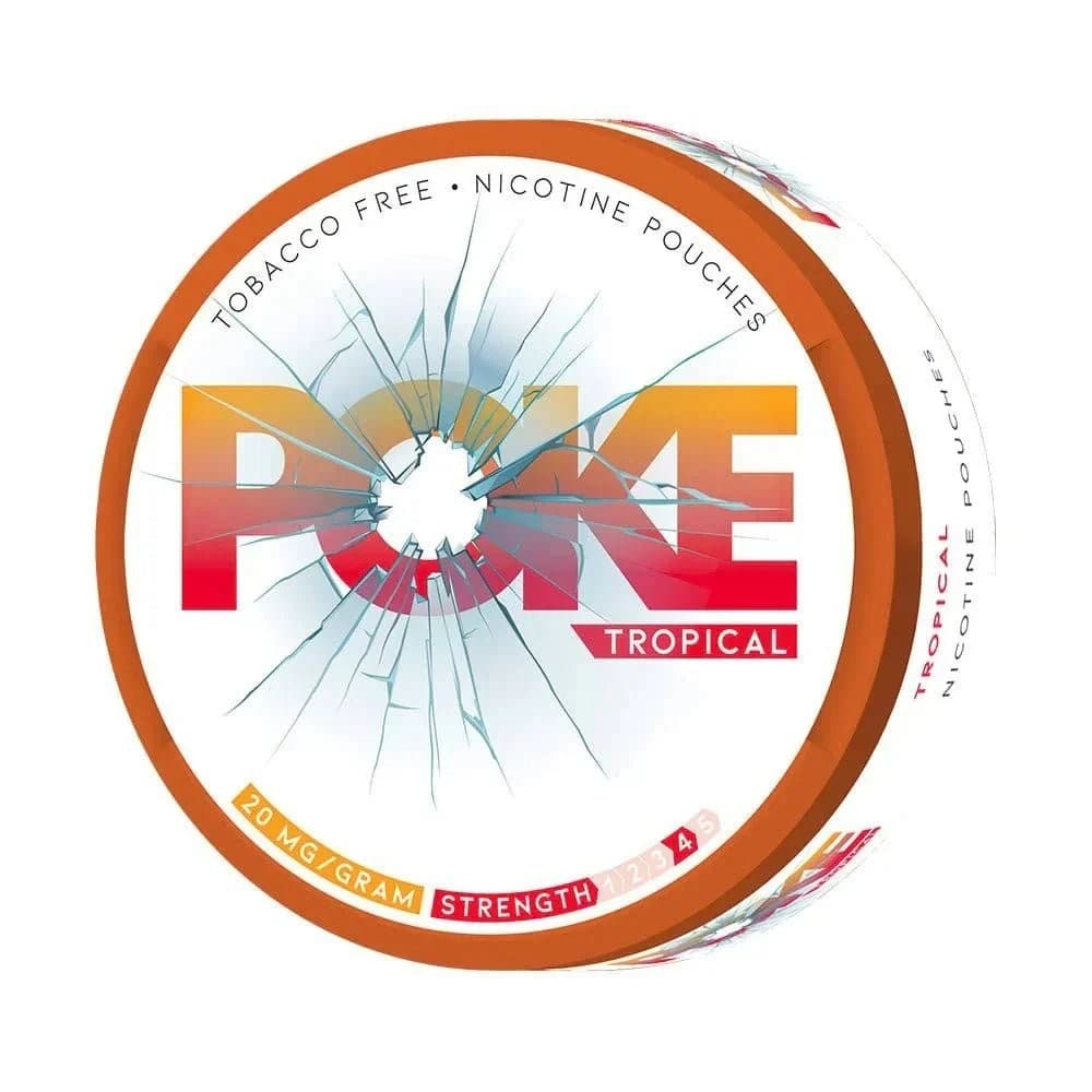 Tropical / 12mg Poke Nicotine Pouches Pack of 10