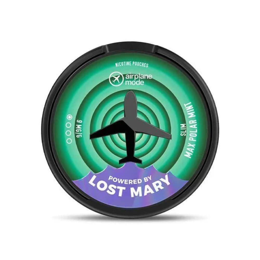 Max Polar Mint Lost Mary Airplane Mode Nicotine Pouches Pack of 10