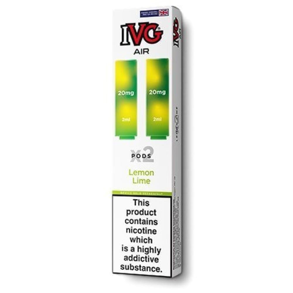 Lemon Lime IVG Air Replacement Pods Pack of 10