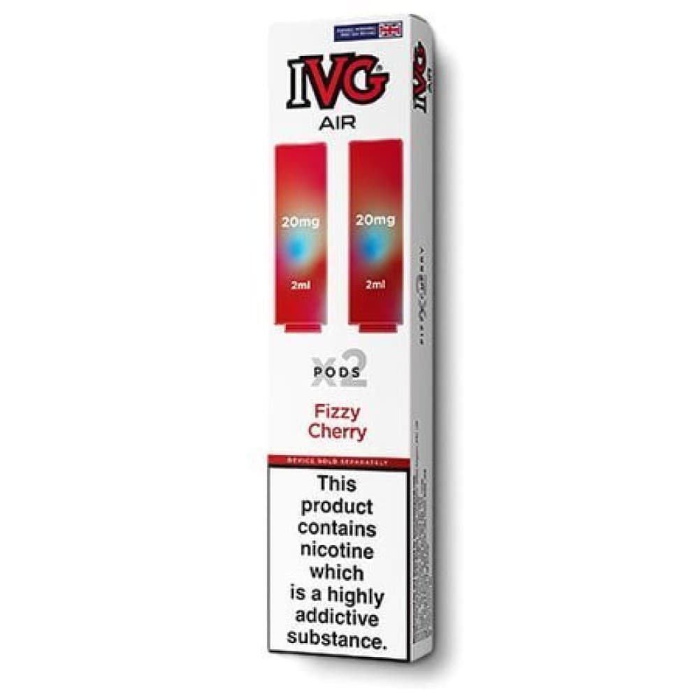 Fizzy Cherry IVG Air Replacement Pods Pack of 10