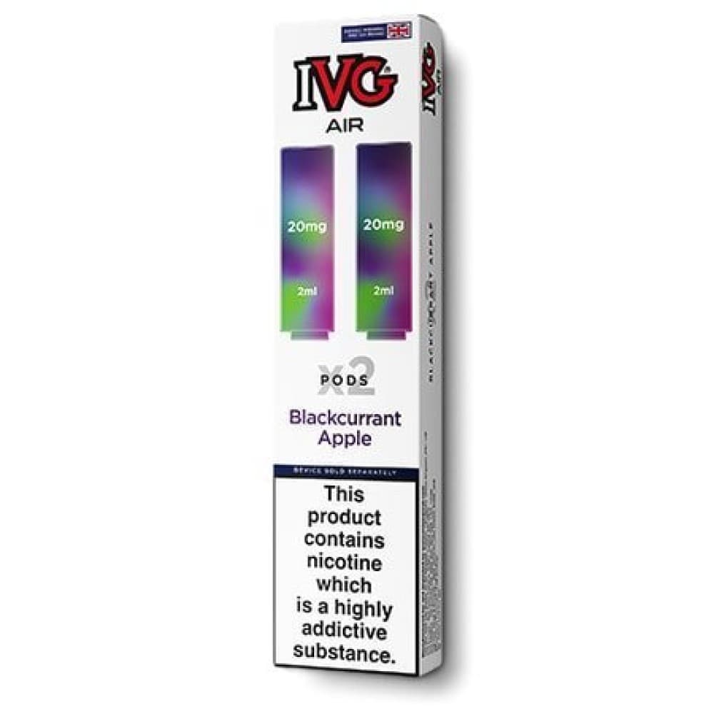 Blackcurrant Apple IVG Air Replacement Pods Pack of 10