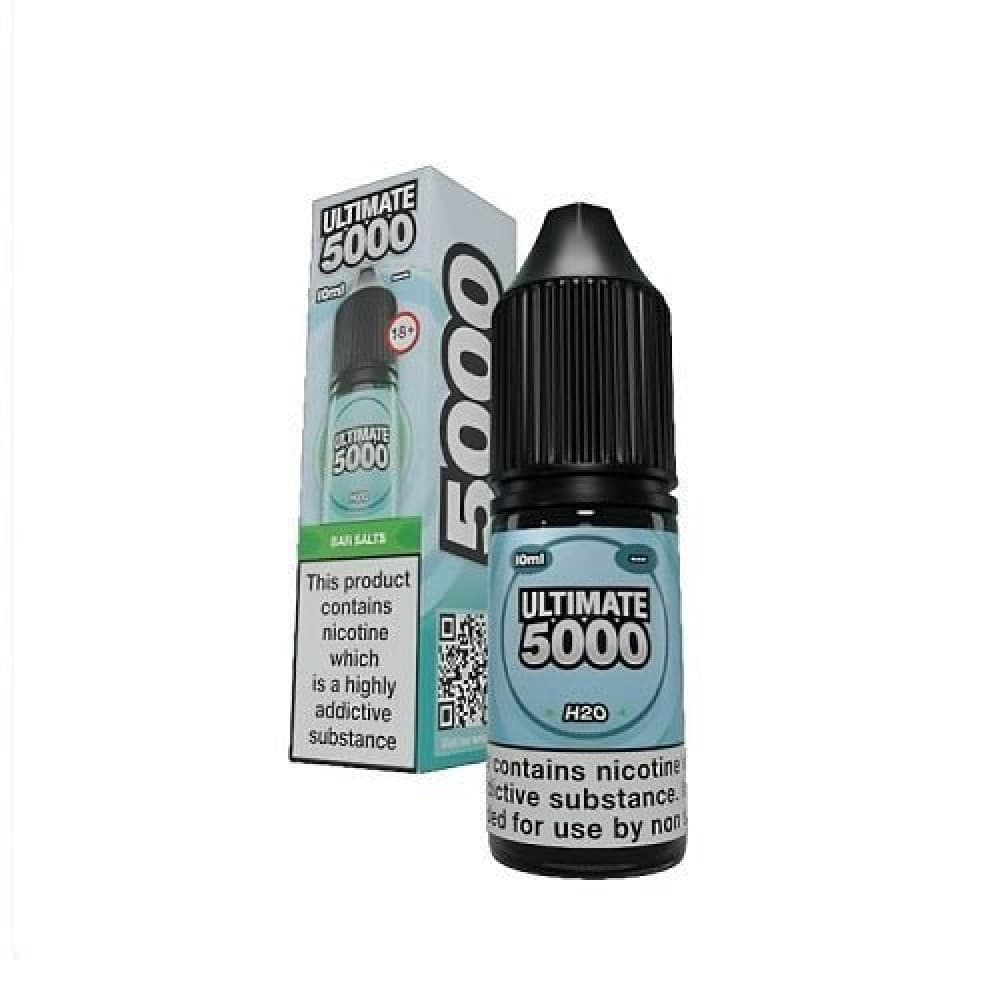 H2O / 10mg Ultimate Bar 5000 Nic Salts 10ml E-Liquid - Box Of 10