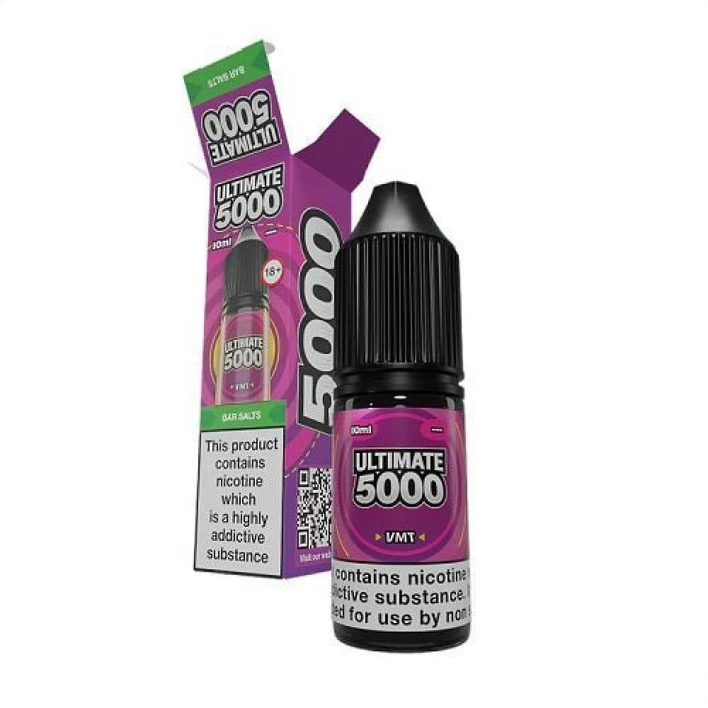 VMT / 10mg Ultimate Bar 5000 Nic Salts 10ml E-Liquid - Box Of 10