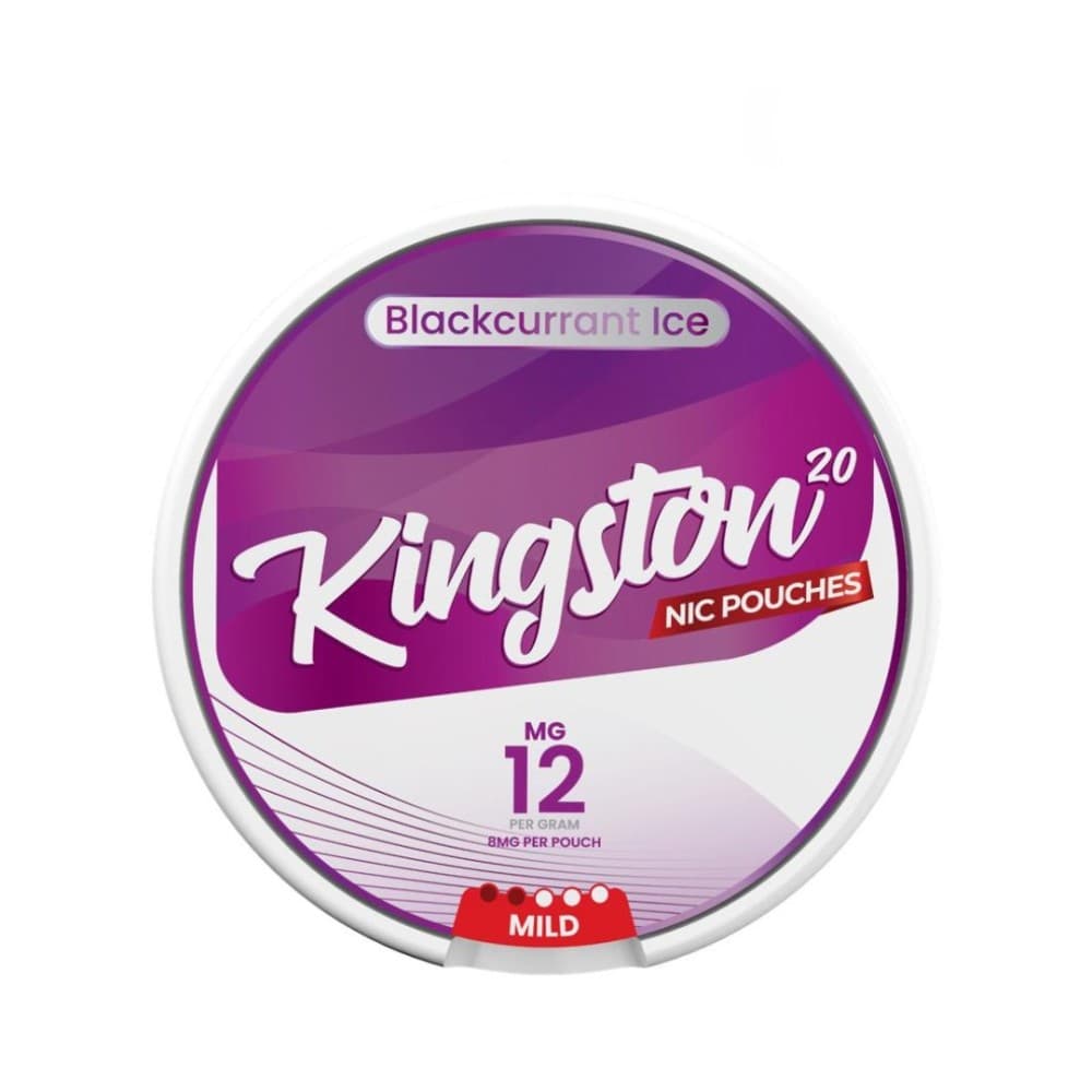 Blackcurrant Ice / 12mg Kingston Nicotine Pouches Pack of 10