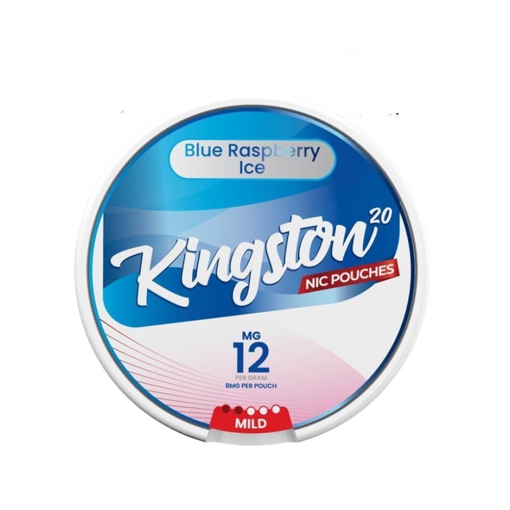Blue Raspberry Ice / 12mg Kingston Nicotine Pouches Pack of 10