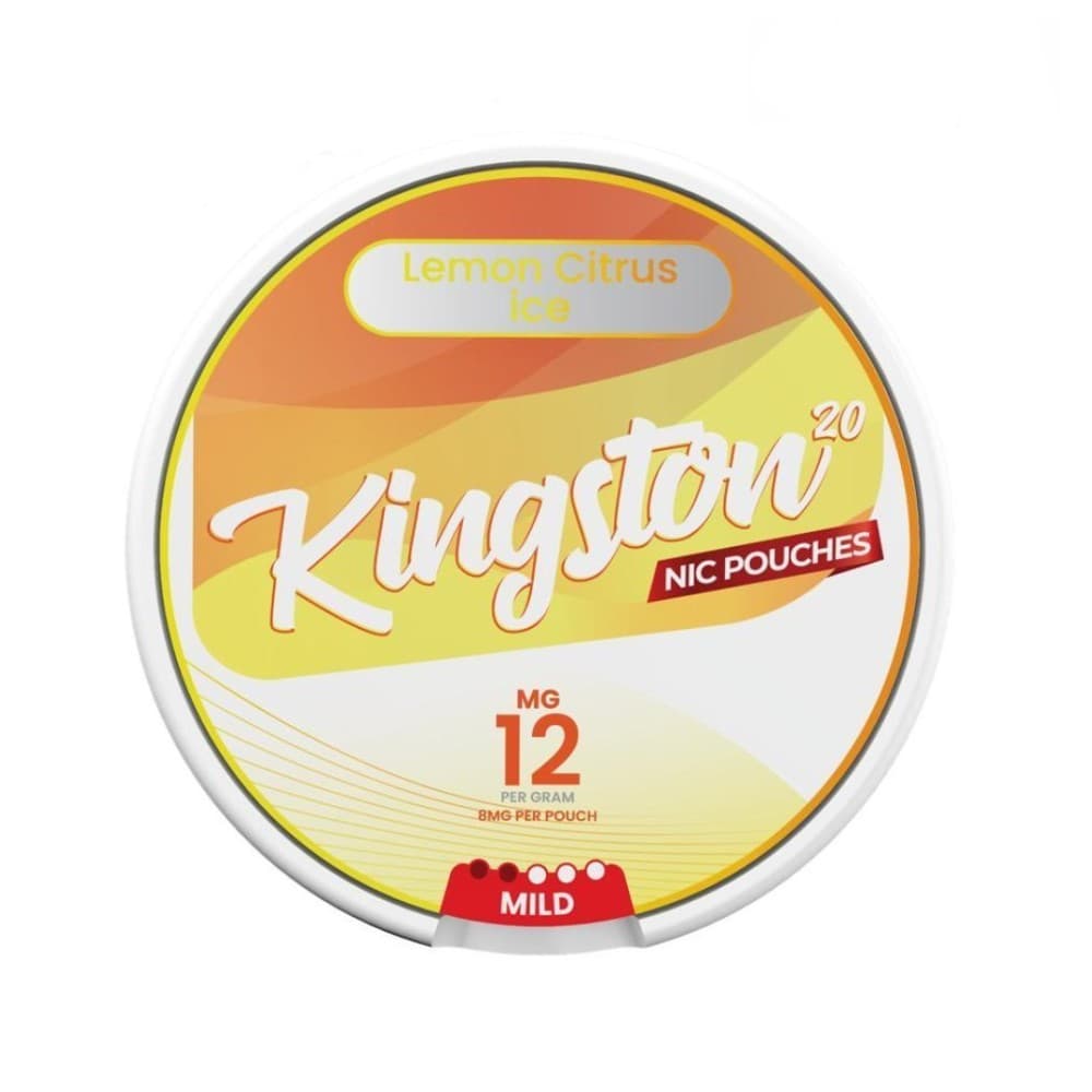 Lemon Citrus Ice / 12mg Kingston Nicotine Pouches Pack of 10