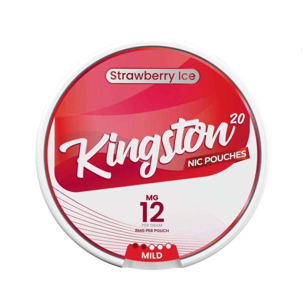 Strawberry Ice / 12mg Kingston Nicotine Pouches Pack of 10