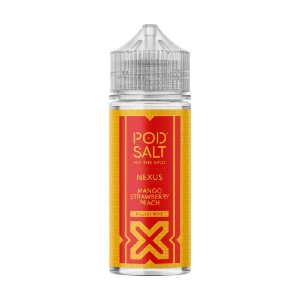 Mango Strawberry Peach Pod Salt Nexus Shortfill 100ml E-Liquids